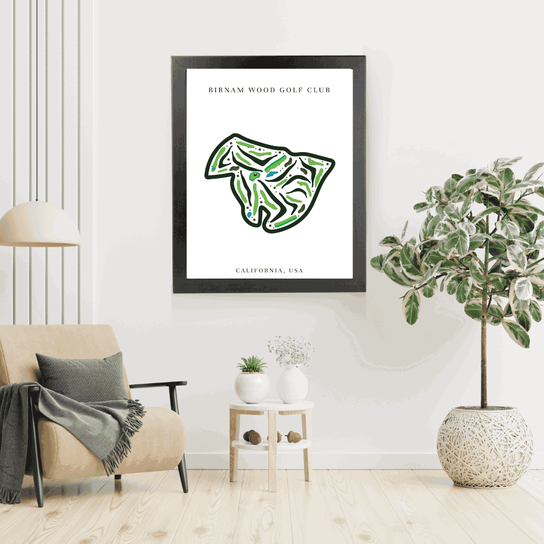 Birnam Wood Golf Club, Golf Course Print, California