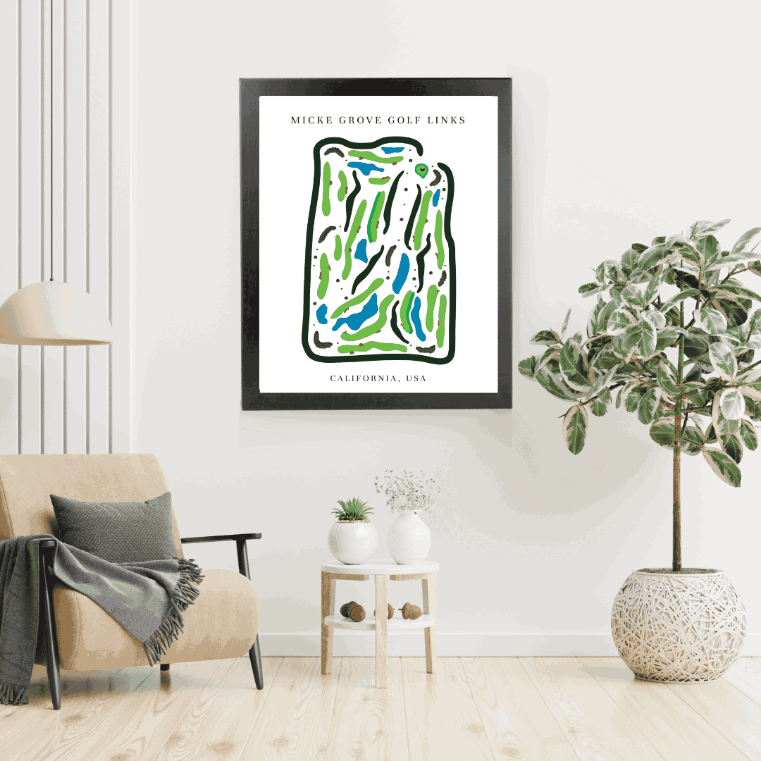 Micke Grove Golf Links, Golf Course Print, California