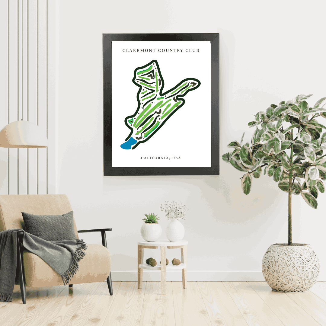Claremont Country Club, Golf Course Print, California
