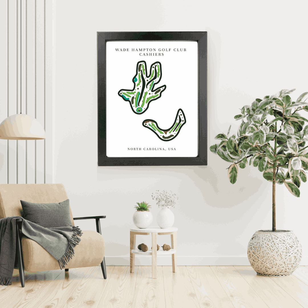 Wade Hampton Golf Club, Golf Course Print, North Carolina
