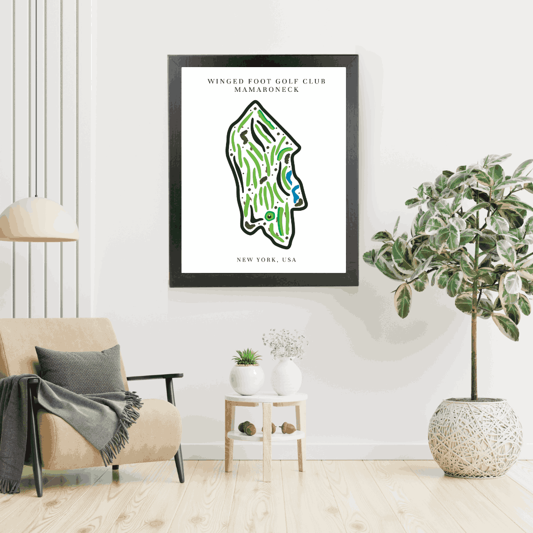 Winged Foot Golf Club, Golf Course Print, New York