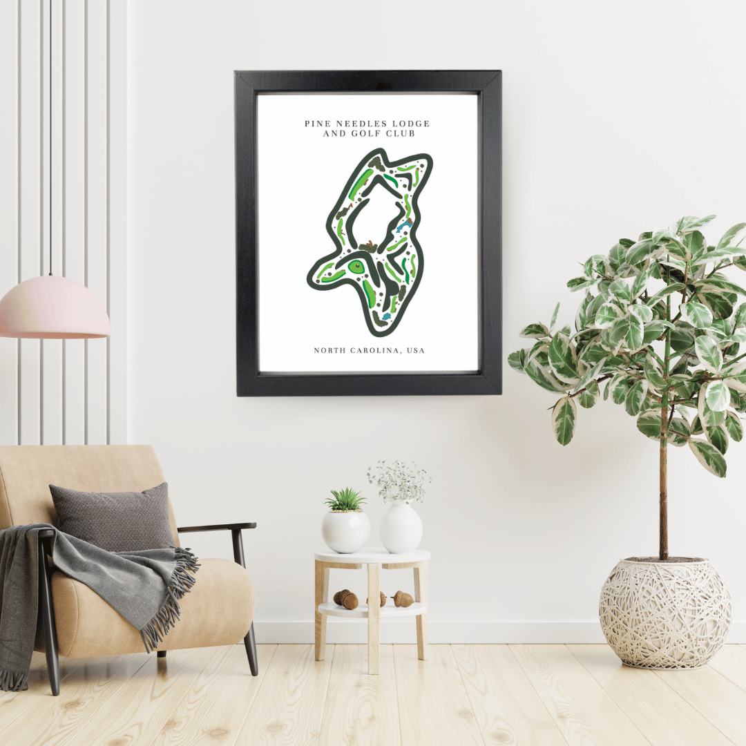Pine Needles Lodge & Golf Club, Golf Course Print, North Carolina