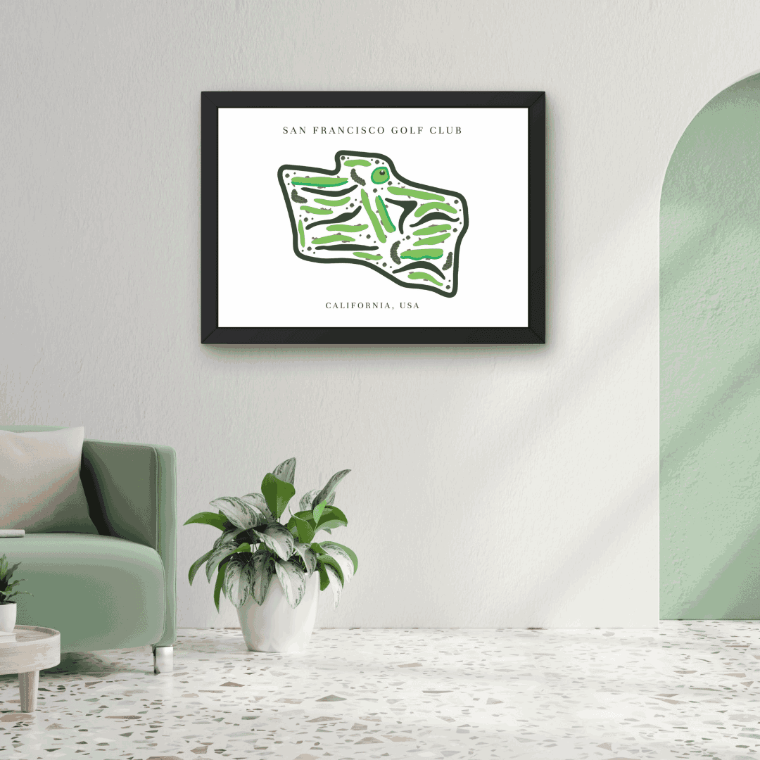 San Francisco Golf Club, Golf Course Print, California