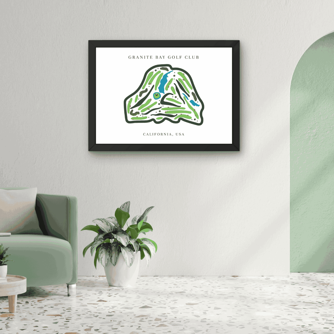 Granite Bay Golf Club, Golf Course Print, California