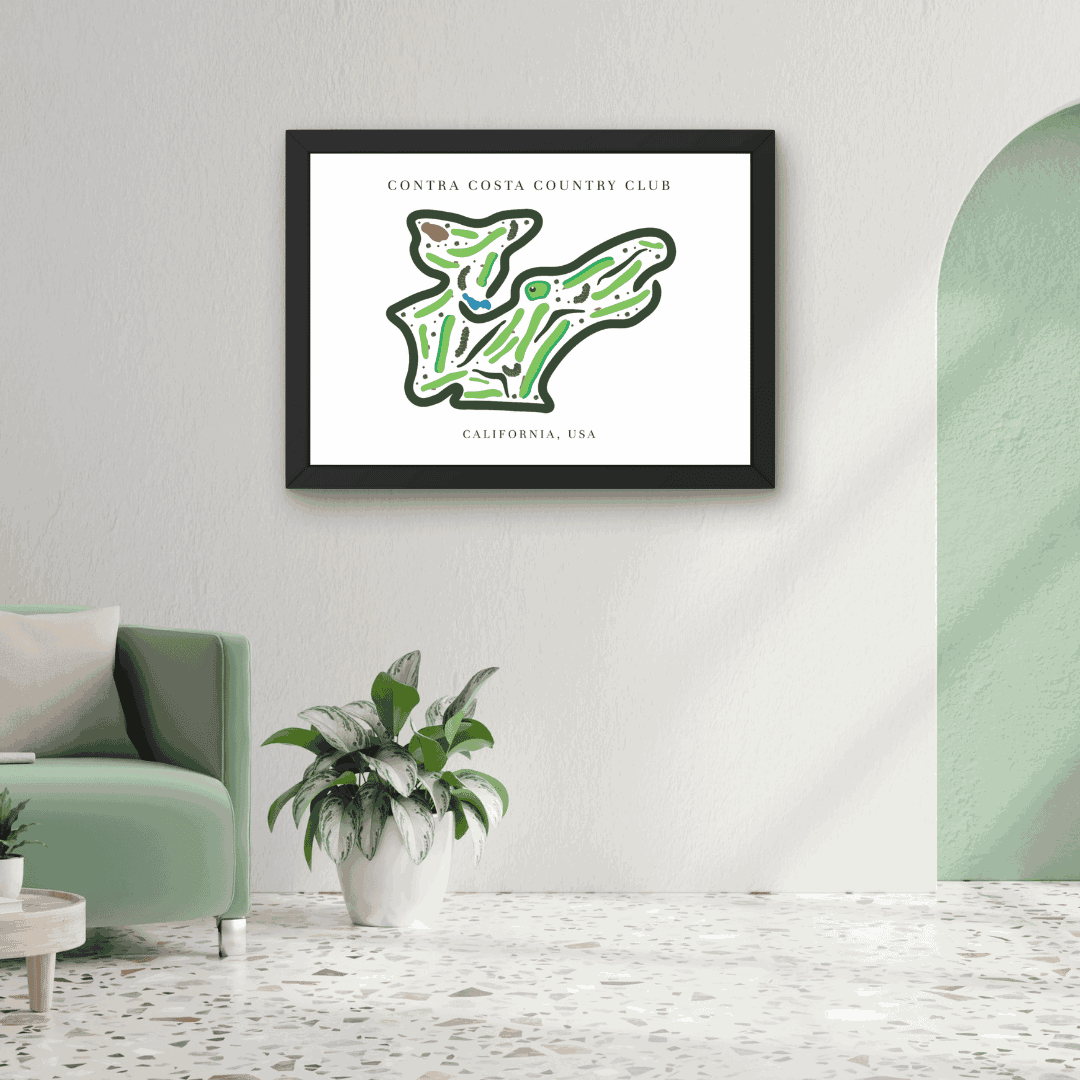 Contra Costa Country Club, Golf Course Print, California