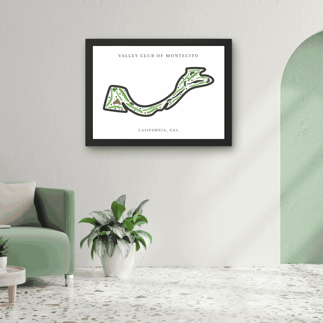 Valley Club of Montecito, Golf Course Print, California