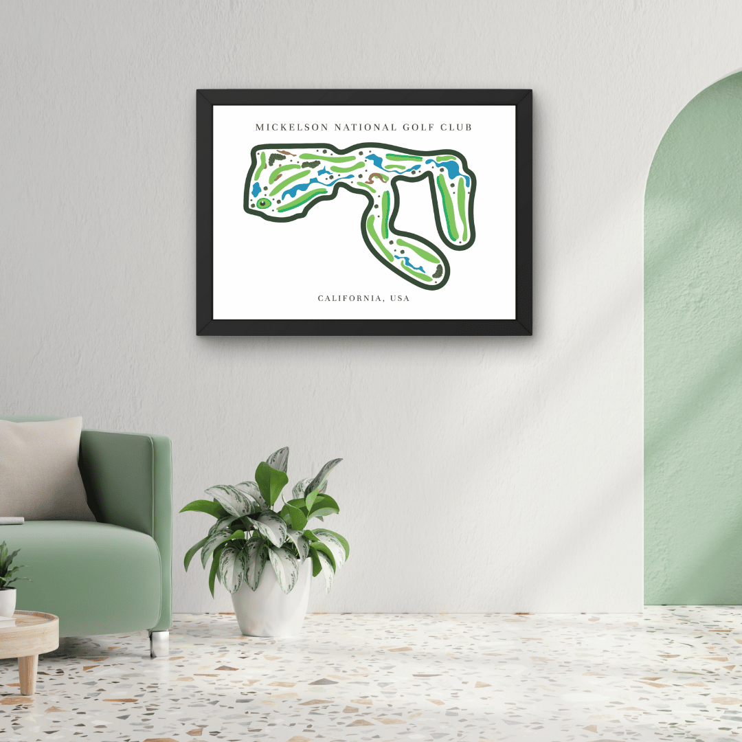 Mickelson National Golf Club, Golf Course Print, California