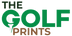 Logo for 'The Golf Prints' with a golf ball and tee design.