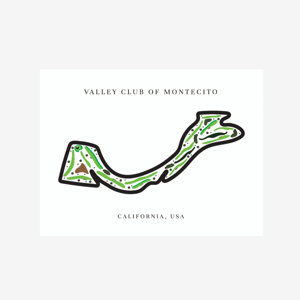 Valley Club of Montecito, Golf Course Print, California