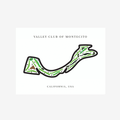 Valley Club of Montecito, Golf Course Print, California
