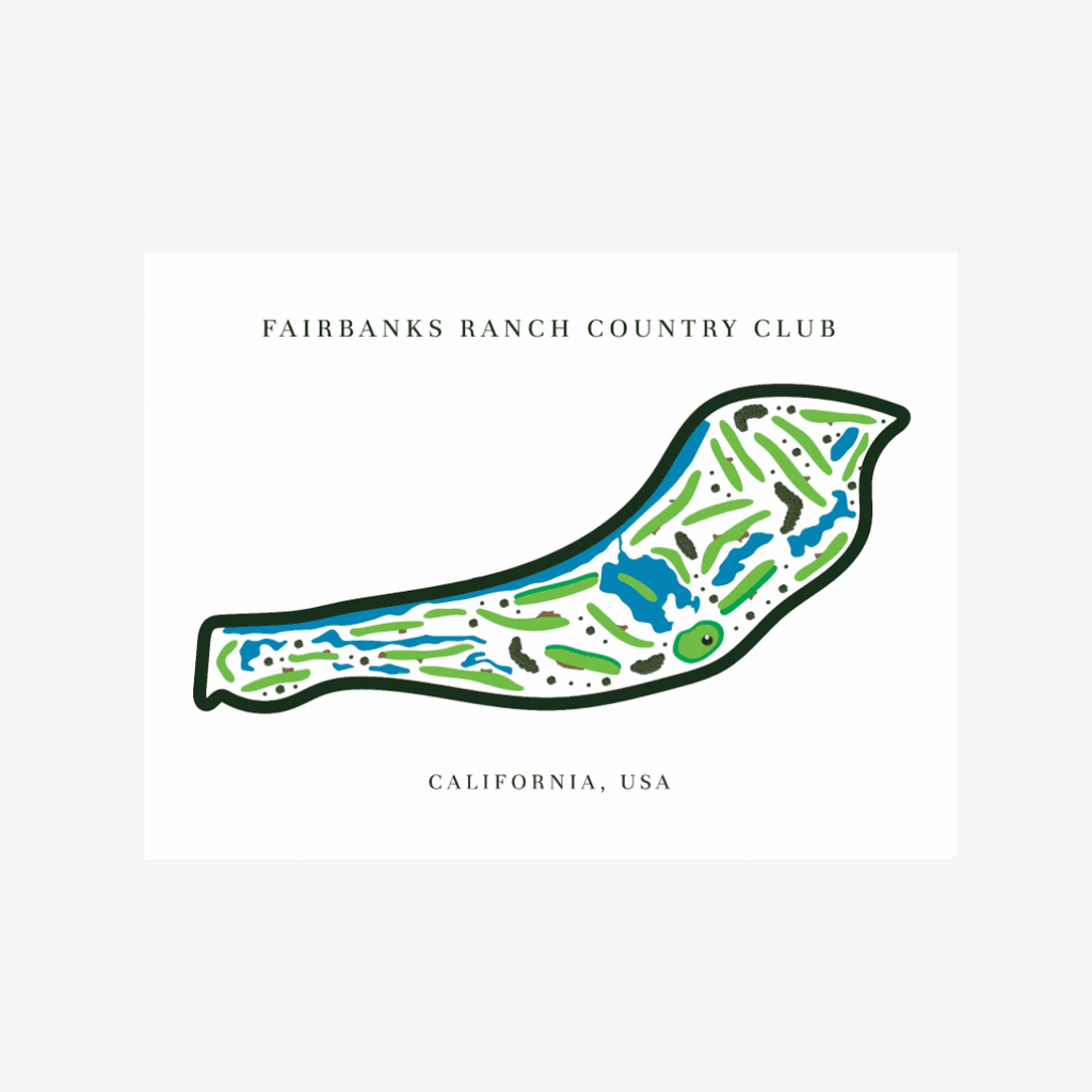 Fairbanks Ranch Country Club, Golf Course Print, California