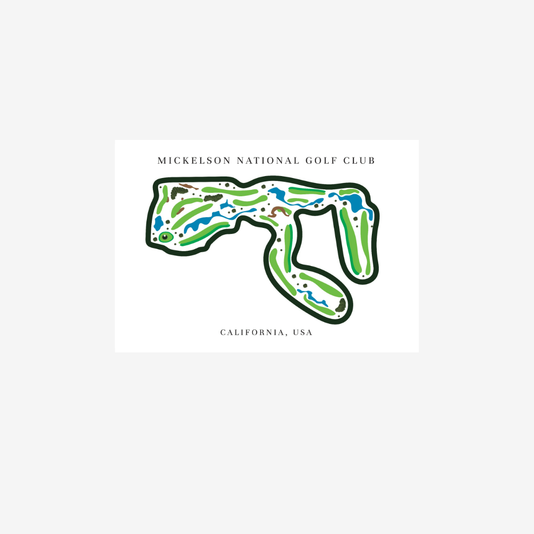 Mickelson National Golf Club, Golf Course Print, California