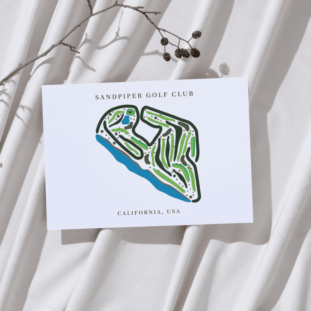Sandpiper Golf Club, Golf Course Print, California