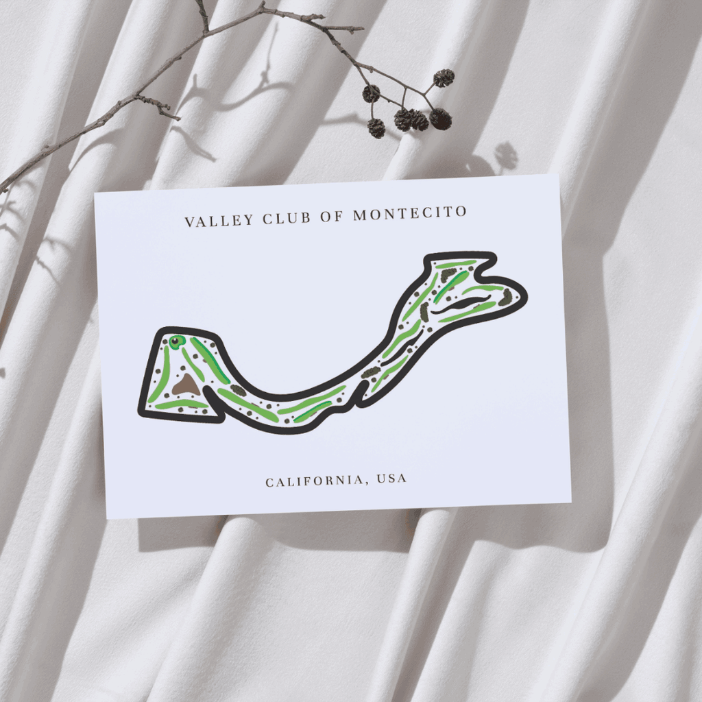 Valley Club of Montecito, Golf Course Print, California