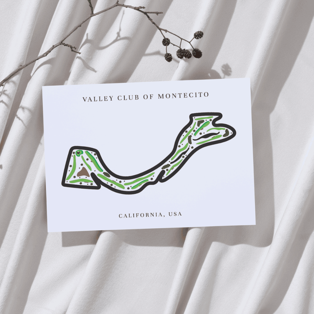 Valley Club of Montecito, Golf Course Print, California