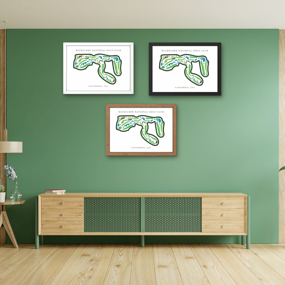Mickelson National Golf Club, Golf Course Print, California
