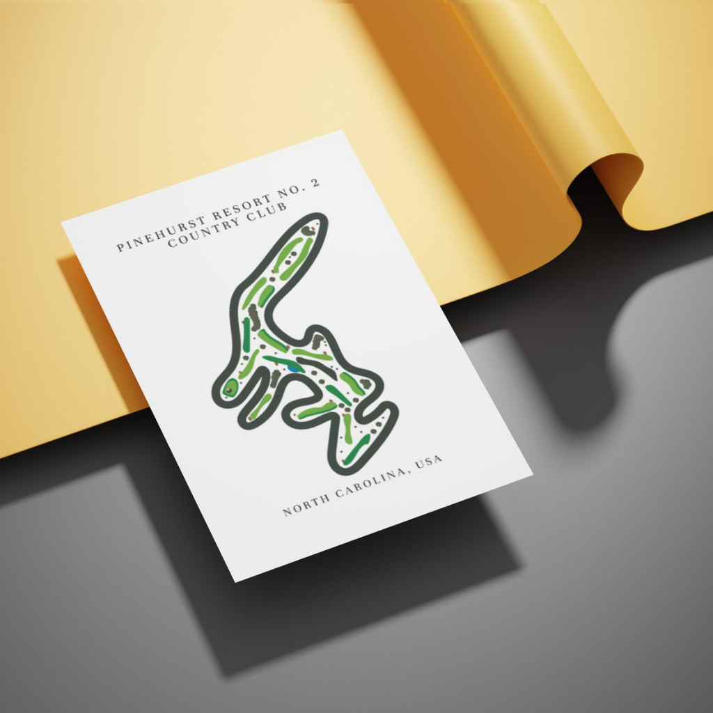 Pinehurst Resort No. 2 Country Club Golf Course Print, North Carolina