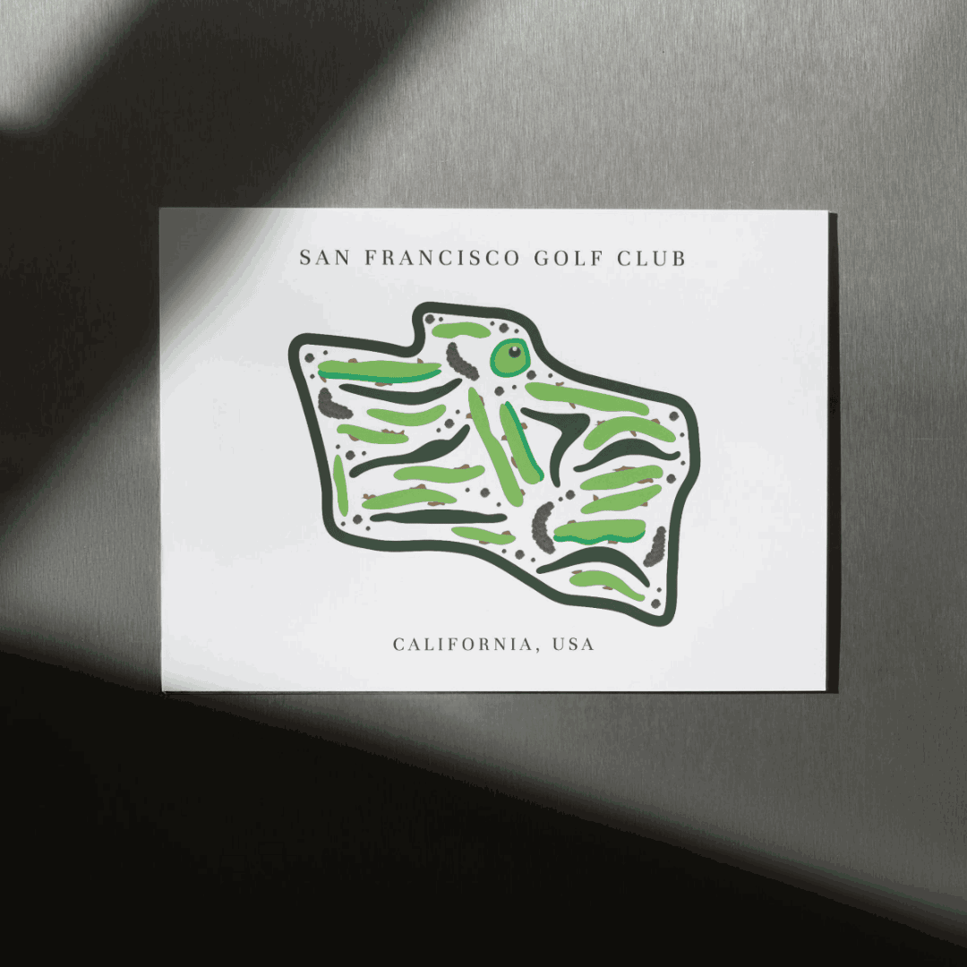 San Francisco Golf Club, Golf Course Print, California