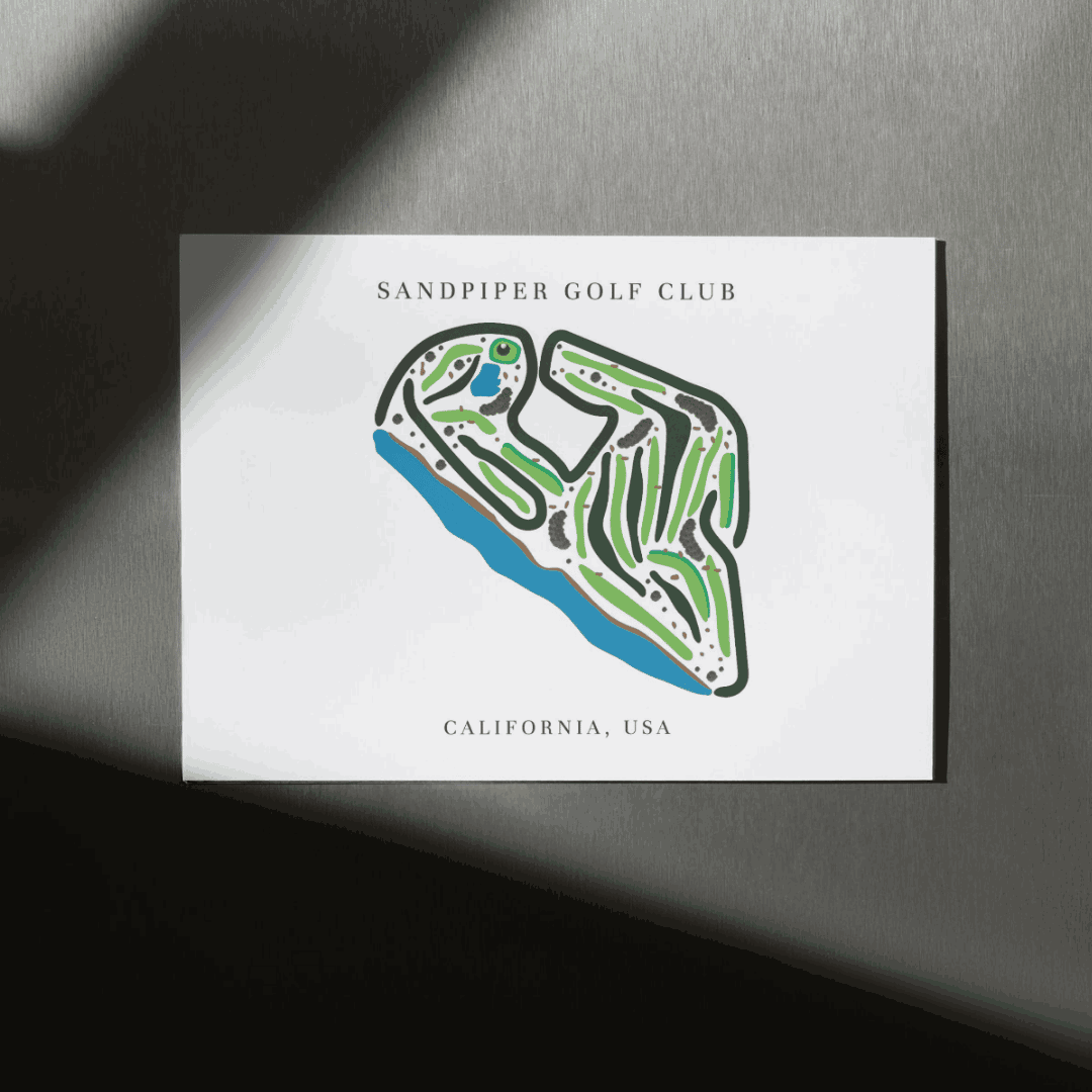 Sandpiper Golf Club, Golf Course Print, California