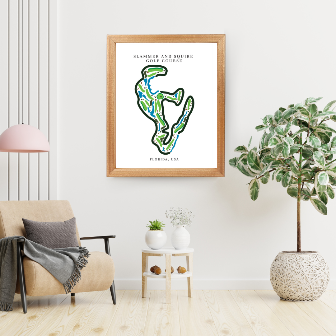 Slammer and Squire Golf Course Print, Florida
