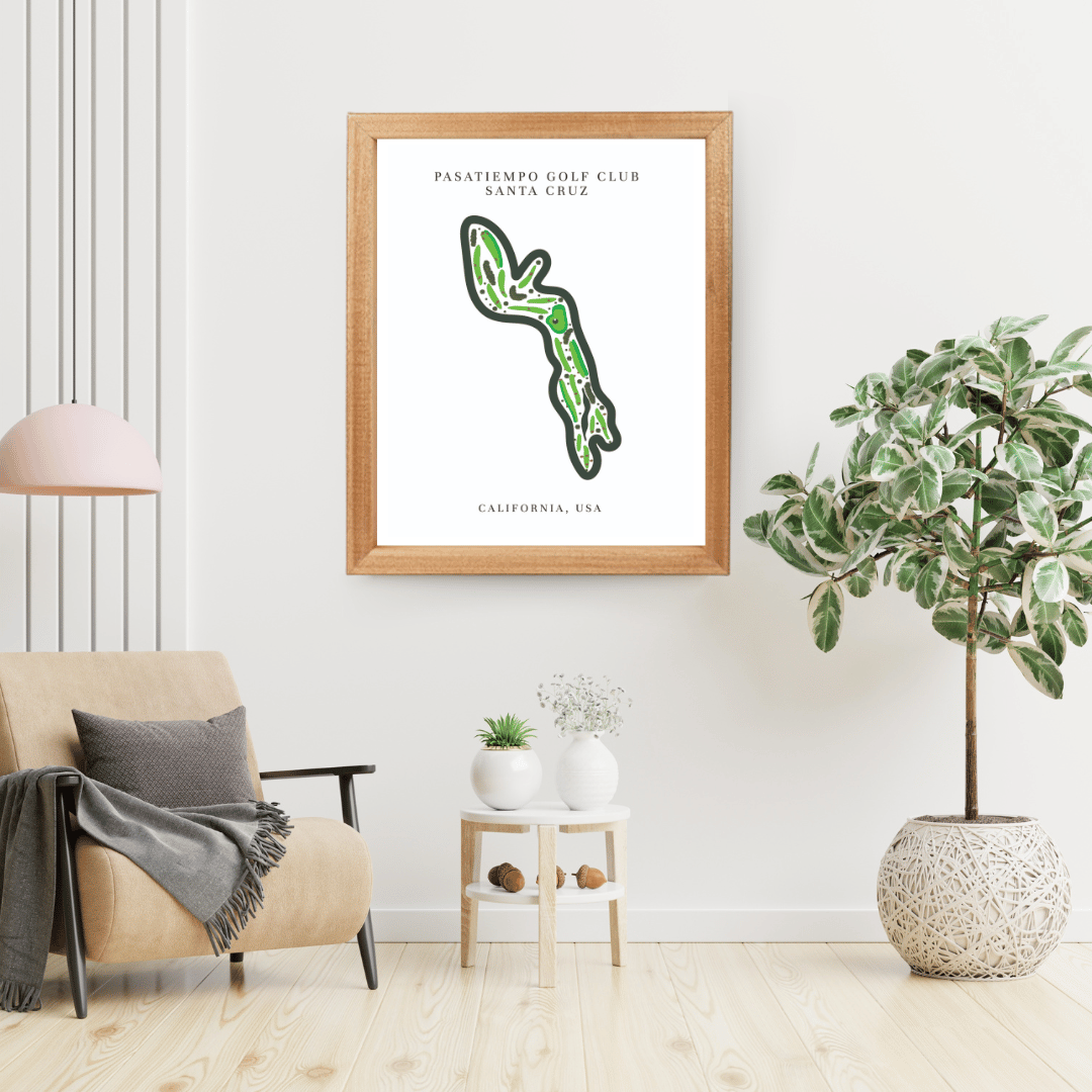 Pasatiempo Golf Club, Golf Course Print, California