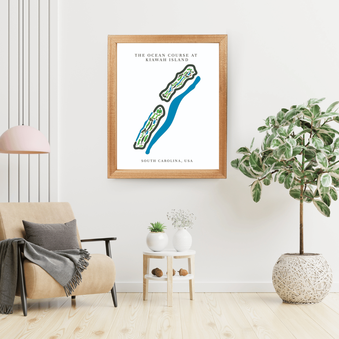 Ocean Course at Kiawah Island, Golf Course Print, South Carolina