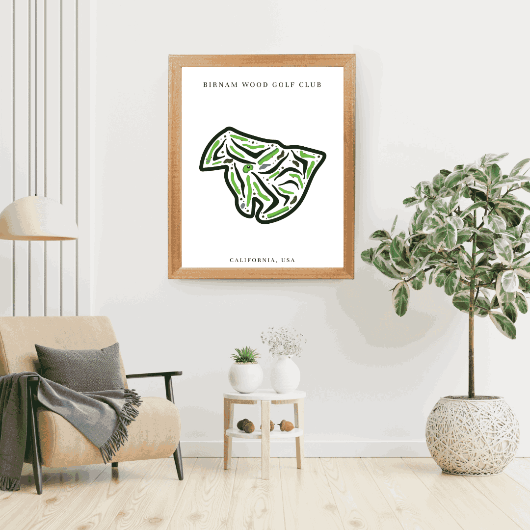 Birnam Wood Golf Club, Golf Course Print, California
