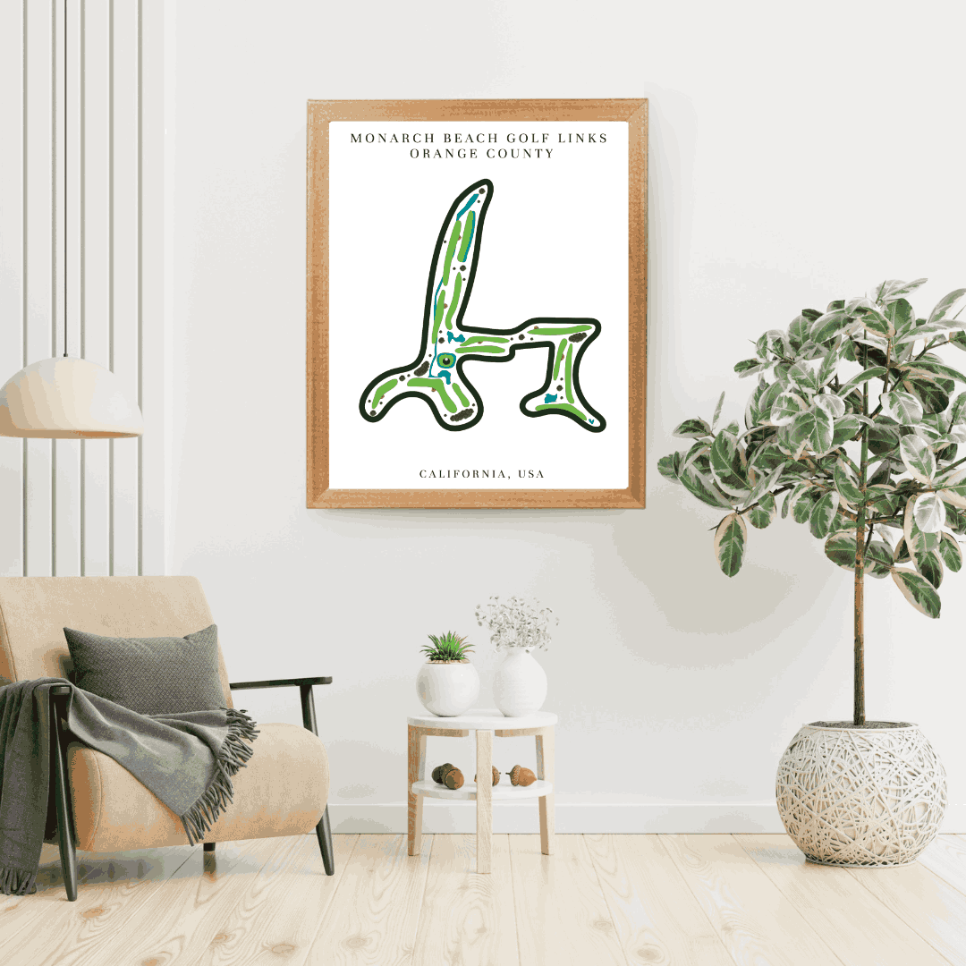 Monarch Beach Golf Links, Golf Course Print, California