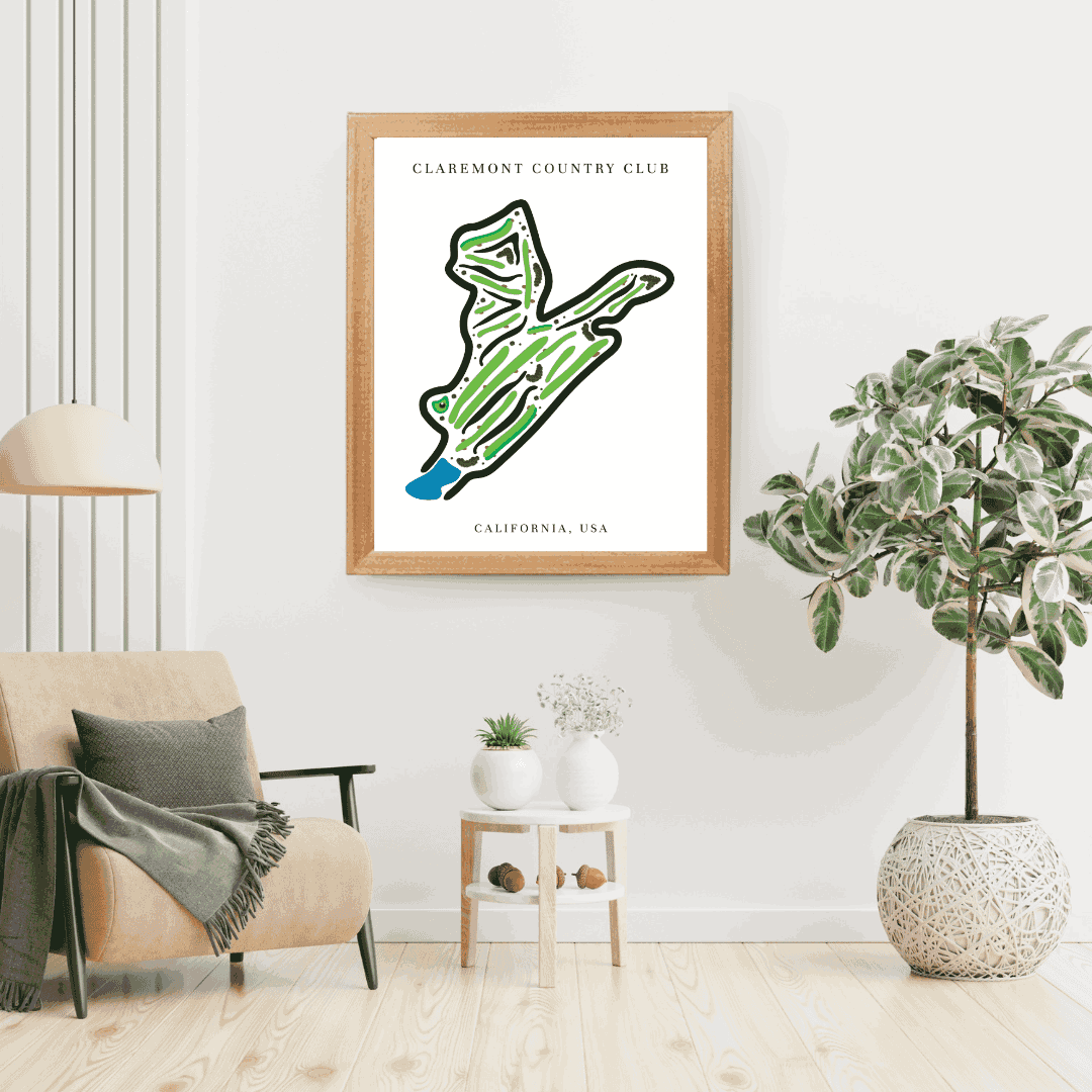 Claremont Country Club, Golf Course Print, California