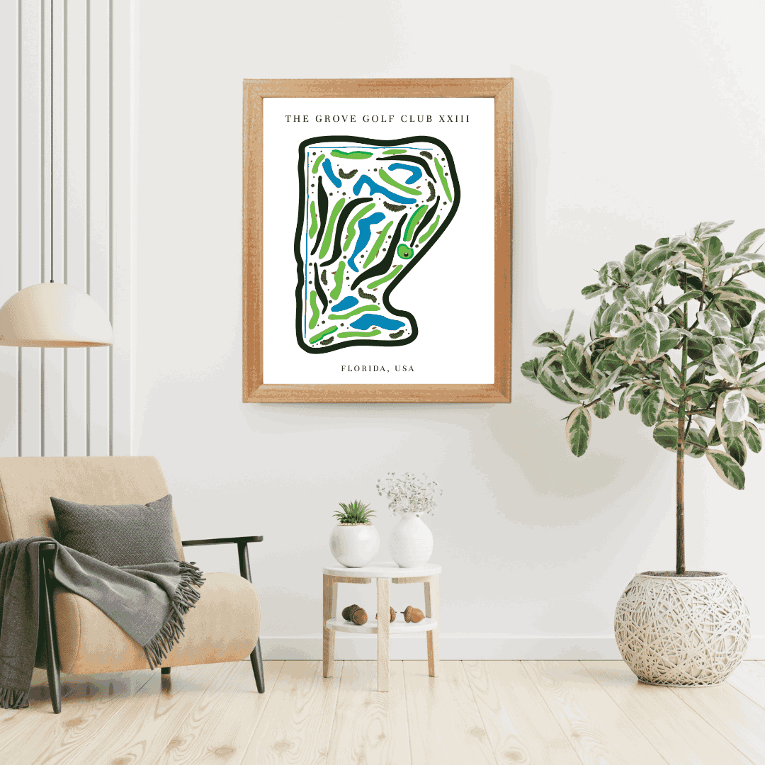 The Grove Golf Club XXIII, Golf Course Print, Florida