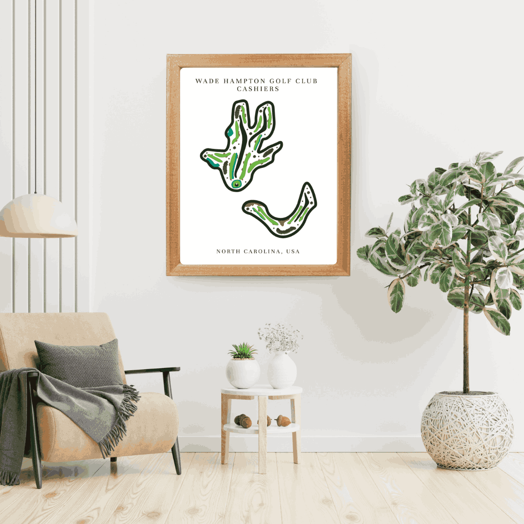 Wade Hampton Golf Club, Golf Course Print, North Carolina
