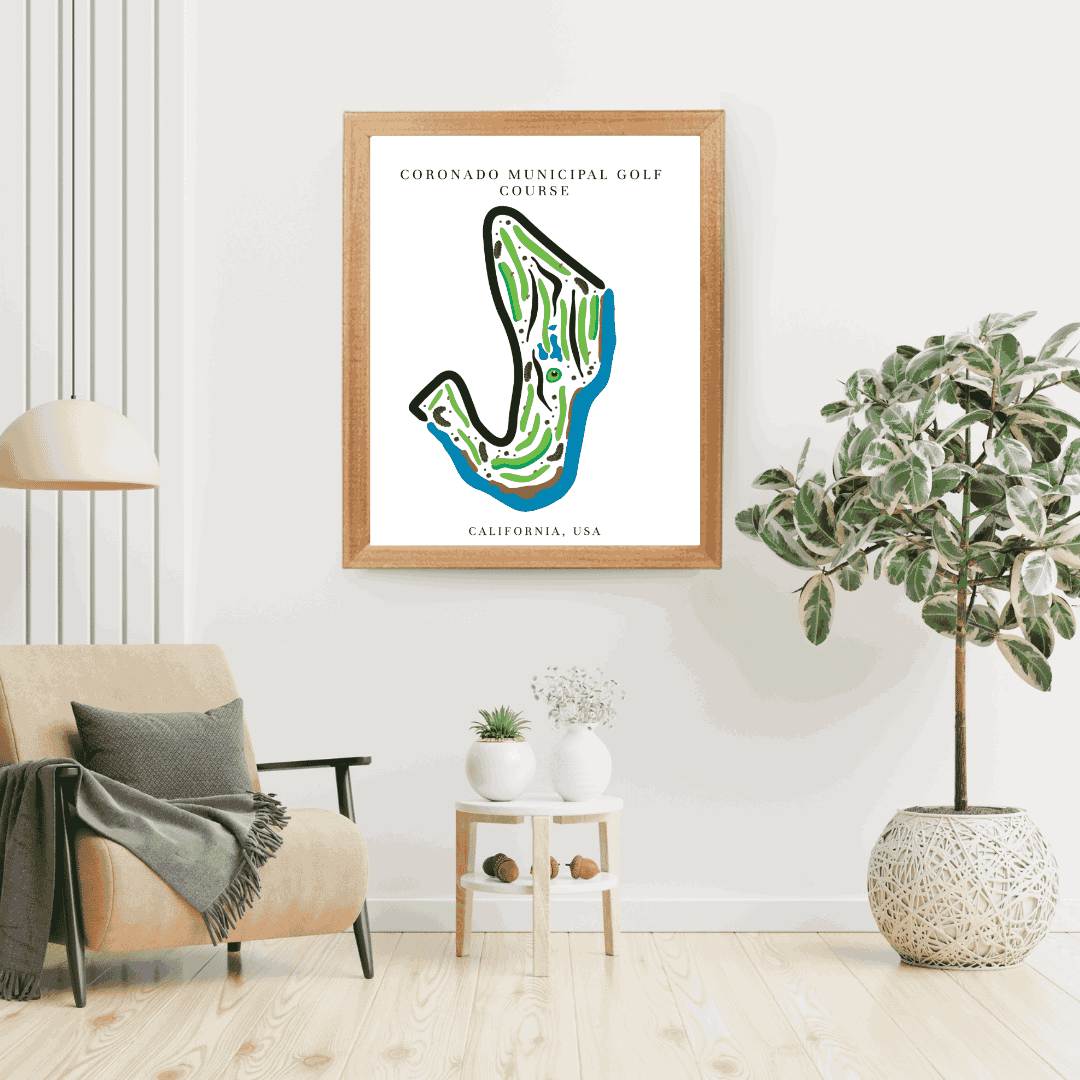 Coronado Municipal Golf Course Print, California