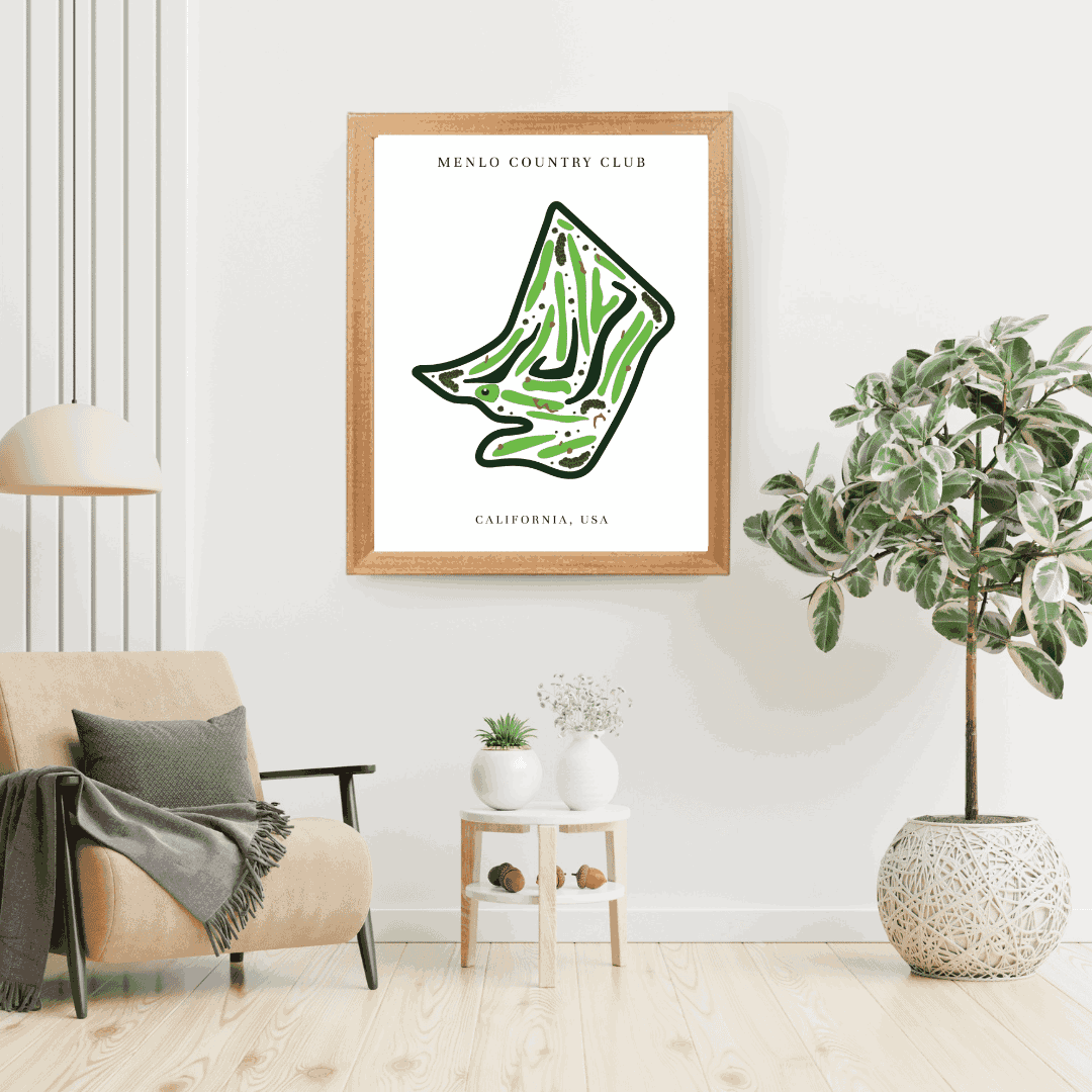 Menlo Country Club, Golf Course Print, California