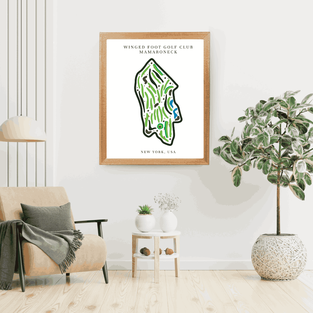 Winged Foot Golf Club, Golf Course Print, New York