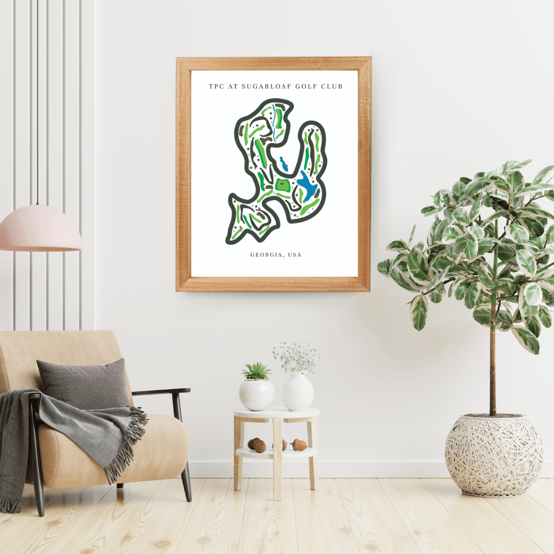TPC at Sugarloaf Golf Club, Golf Course Print, Georgia