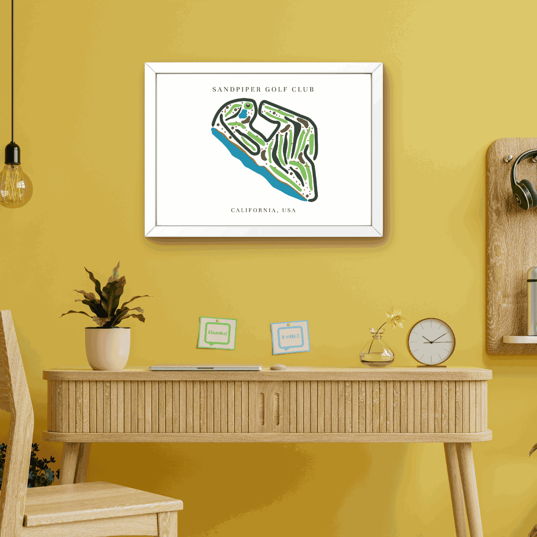 Sandpiper Golf Club, Golf Course Print, California